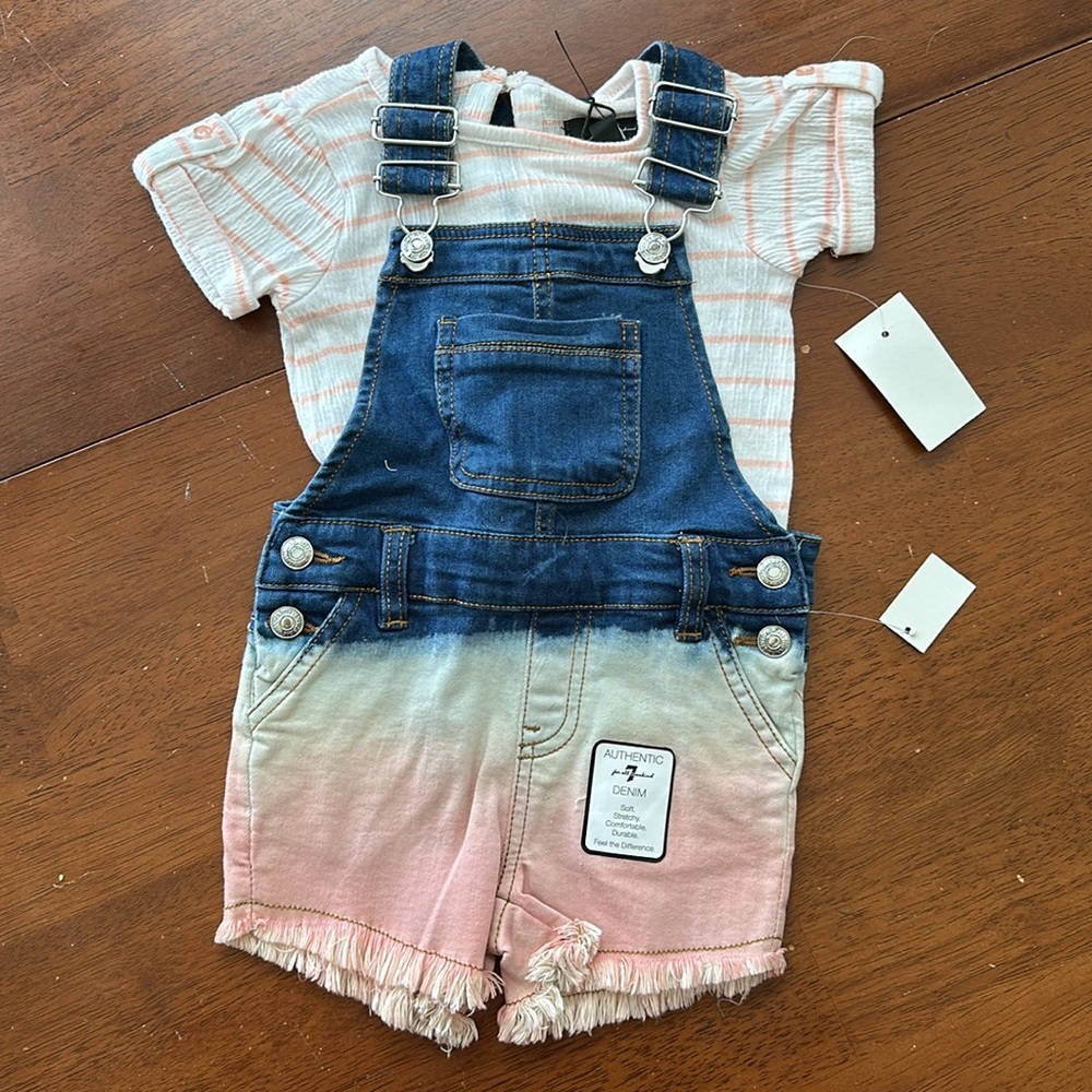 NWT 7 For All Mankind outfit - 12 month